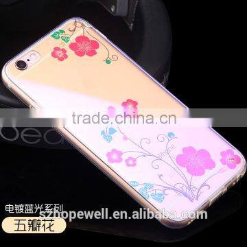 High Quality 3D Electroplate Subllimation Mirror Cell Phone Cases for Iphone 6s Case