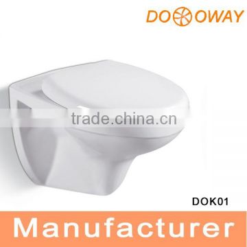 Ceramic Chaozhou cheap washdown wall hung toilet DOK01