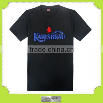 Screen printing promotion men's organic cotton t shirts wholesale