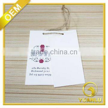 high quality paper hang tags garment hang tags