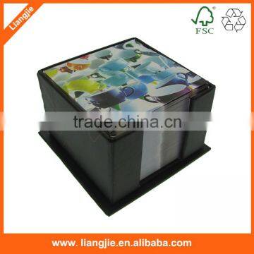 Office/school Memo Block, Paper Block With Printed Logo in Box/holder photo-2