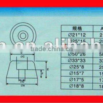 rubber bumper with different size rubber bumpers for cars boat rubber bumper