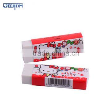 printed paper wrapped high quality gum eraser