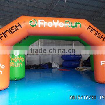 130cm diameter PVC Inflatable Arch with LOGO printing Inflatable Finish Cheap for advertising archway