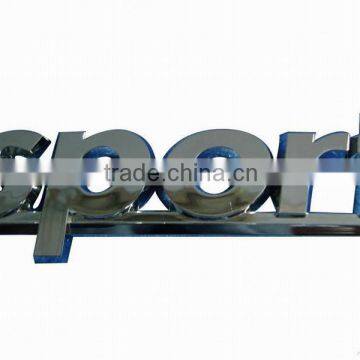 ABS Chrome Car Letter Emblem (LH4005)