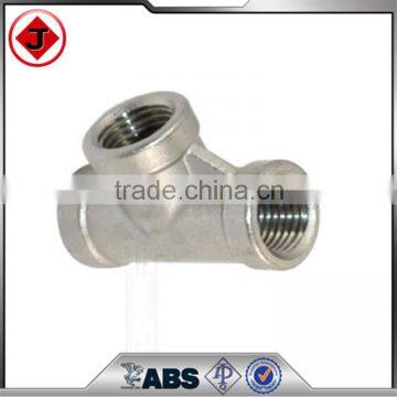 1/4" Tee 3 Way Female Stainless Steel 304 Threaded Pipe Fitting NPT NEW