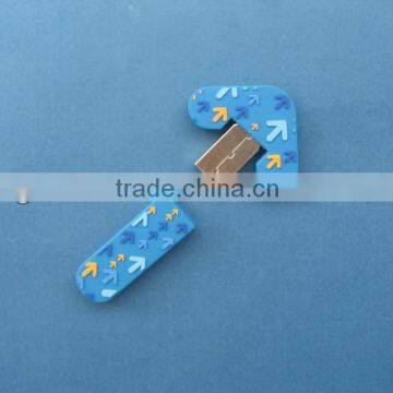 customized promotion 3d soft pvc usb cover/USB