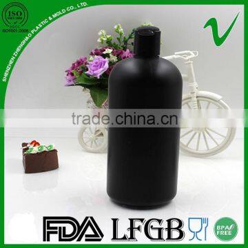 1liter HDPE boston round shampoo empty plastic bottle with high quality