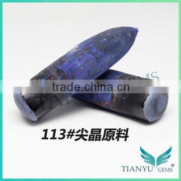 1.0mm-3.0mm Round Shape 113# Deep Blue in Burma Synthetic Spinel Gemstone photo-4
