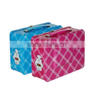 TV Shape Kids Tin Coin Bank With Handle and Lock photo-6