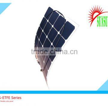 SUNSUN top quality ETFE flexible solar panel 100W with cell 22% efficiency