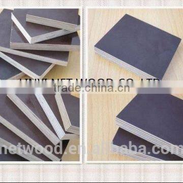 One Time/two Time Hot Press 9mm Brown/black/ Film Faced Plywood Linyi China Factory