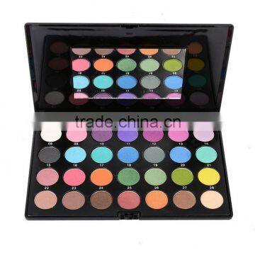 Chinese factories wholesale custom 28 slot cosmetic box, black eye shadow box