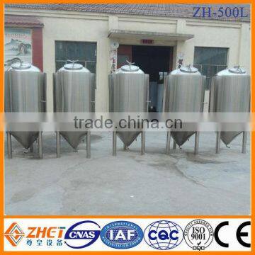 500l SUS304 brewing fermenter/stainless fermentation tank CE ODM manufacturer