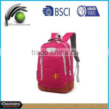 Durable polyester fabric China 3 compartment laptop bag backpack