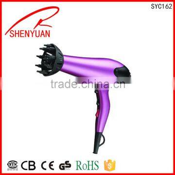 professional salon salon AC quiet motor Ceramic ionic hair dryer 2100W US EU AU Plug barber shop tools with CE ROHS