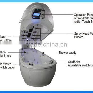 Far infrared therapy steam shower ozone steam sauna for sale