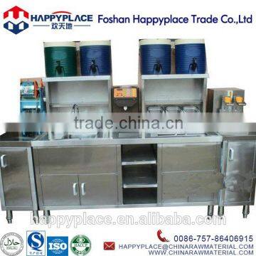 Good quality stainless steel operation counter for bubble tea shop