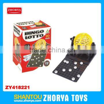 Plastic24 cards bingo machine game toys for kid bingo toys jackport Multifunction kid toy bingo