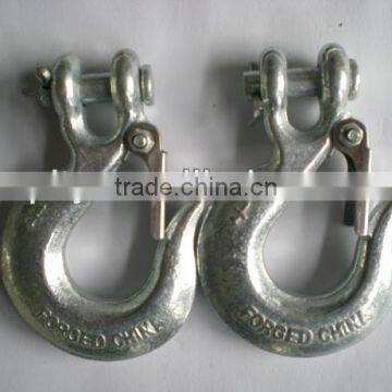 rigging hardware H331 forged steel US type clevis slip hook with latch