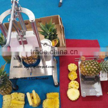 Factory supply 304 stainless steel pineapple peeling coring machine for sale