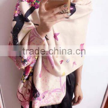 Digital Printed 100% Silk Lady Scarf Latest Design photo-6