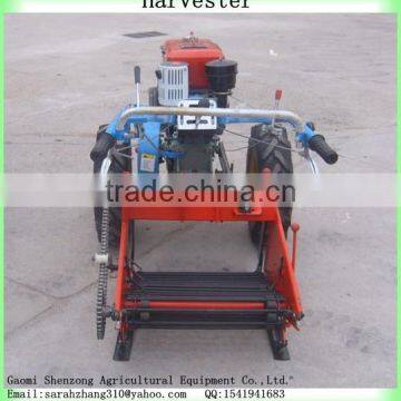 Walking tractor photo harvester