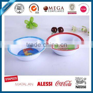 Foodgrade BPA free Safety melamine baby feeding dinner set