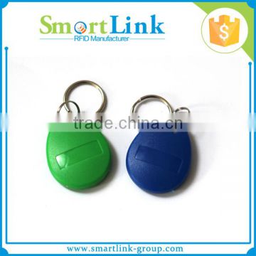 PVC/PPS/ABS/Epoxy rfid passive keyfob for security access control management, LF/HF/UHF