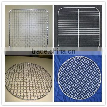 food grade stainless steel barbecue BBQ crimped wire mesh