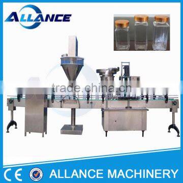 Automatic linear abc powder filling machine