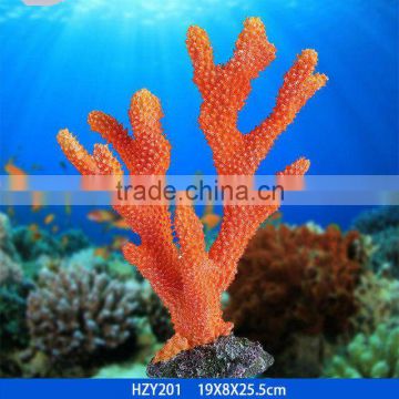 Colourful artificial coral reef aquarium made in China