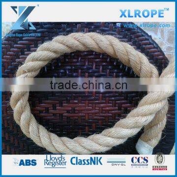 XLROPE Natural Fiber Rope 3strand 28mm Manila/Sisal Rope