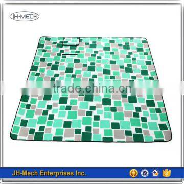 Factory supplied foldable waterproof microfiber beach blanket