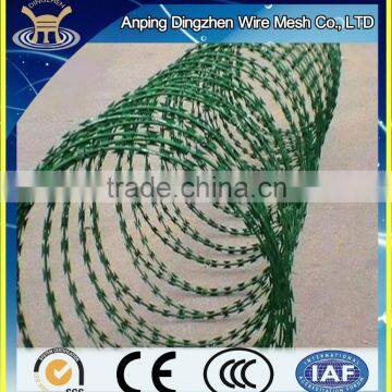 Hot-Dipped Galvanized Razor Barbed Wire/Barbed Wire Price Pell Roll/Barbed Wire For Fence