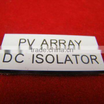 Adhesive ABS Label