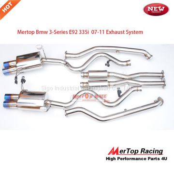 MerTop Race Exhaust Catback Fits For 2008 To 2012 B** M3 Coupe E92