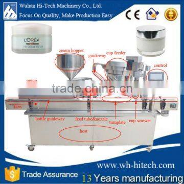 factory price cream filler cosmetic filling machine with CE, ISO9001