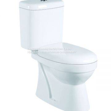 Chaozhou Sanitary Ware Export Ceramic p Trap Washdown 2 pc Toilet DT2055 photo-2