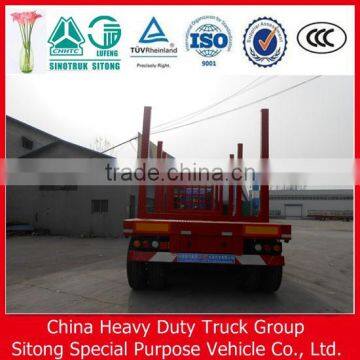 China Factory Supplier 3 Axle ATV Timber Transport Trailer, Log Loader Trailer photo-5