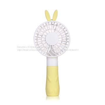 Portable Rabbit Shaped Yellow Mini Fan For Sale With Battery photo-2