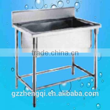 Hot sale stainless steel sink work bench ZQS-1T