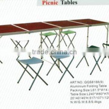 outdoor folding picnic table