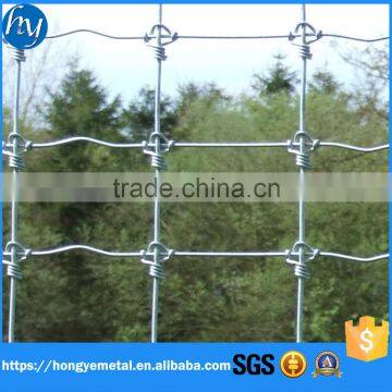 ISO9001 Anping Hot Dipped galvanized Hinge Join Farm Cow And Sheep Fence Wire Cattle Field Fence Wire