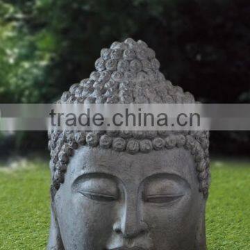 Stone Finished Buddha Head Statue With Handmade photo-2