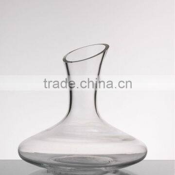 cheap clear irregular glass vase,hand made clear glass vase in high quality