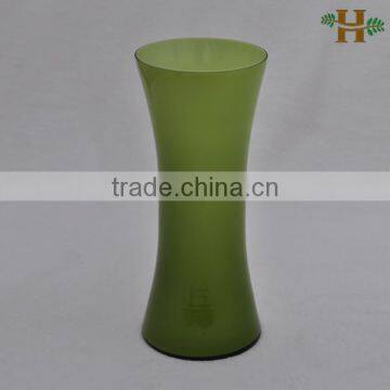 Black and White Thin Waist Glass Color Vases photo-3