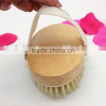 Cy305 Bath Body Brush, 100% All Natural Boar Bristle Wooden Handle & Band Fixed Bristles Brush photo-6