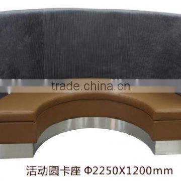 western restaurant round sofa KTV sofa