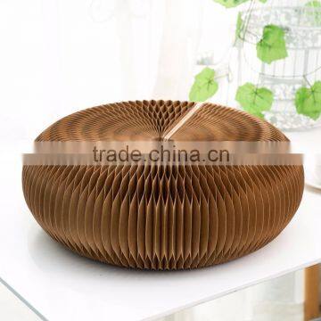 Weshine-Modern Accordion Paper Home Furniture Cattail Hassock photo-6